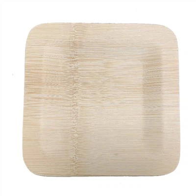 Biologisk nedbrytbar bambusplate